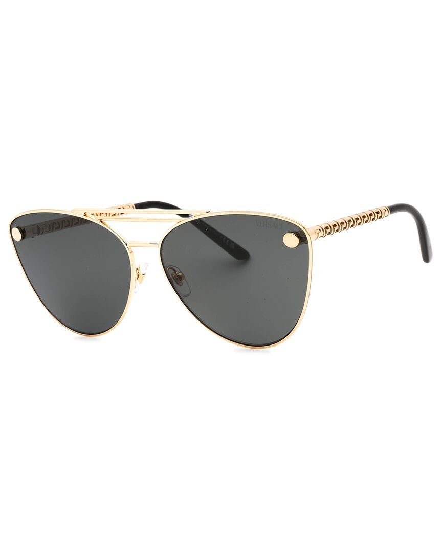 Versace Women's Ve2267 64mm Sunglasses In Gold
