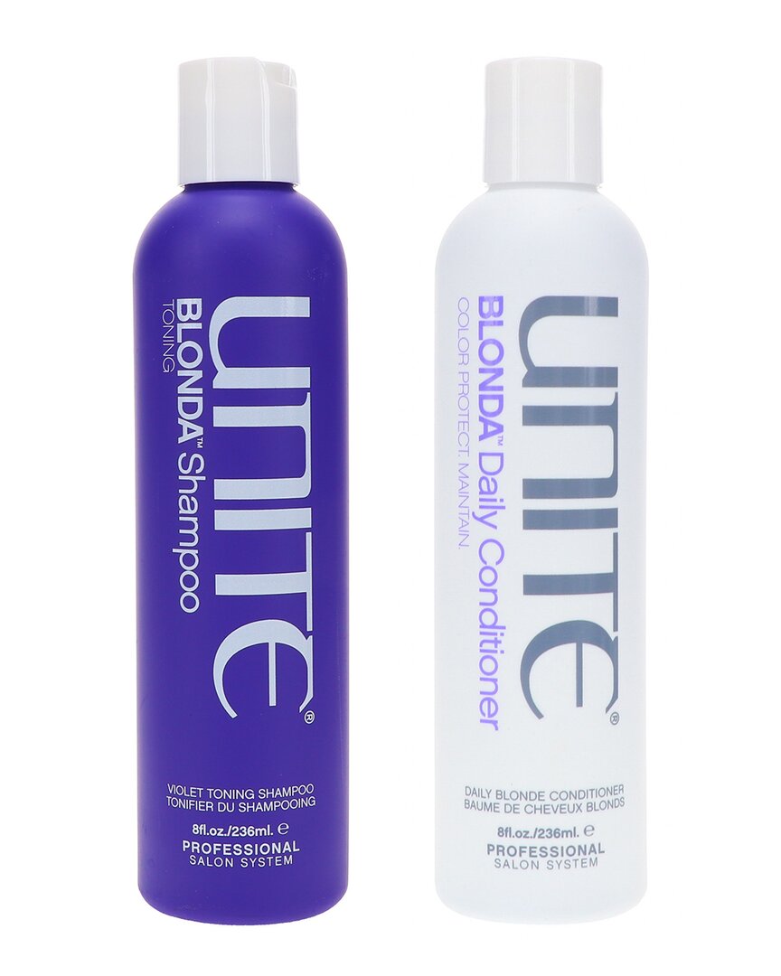 Unite Blonda Toning Shampoo 8 oz + Blonda Daily Co