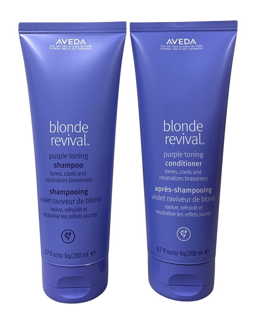Aveda Unisex Blonde Revival Purple Toning Shampoo & Conditioner