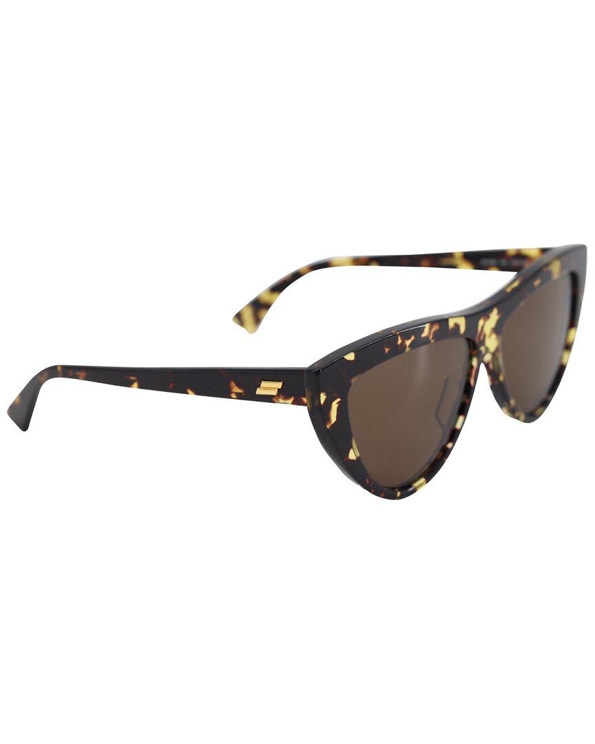 Bottega Veneta Bv1018s Tortoise Shell Cat-eye Sunglasses (authentic Pre-loved) In Brown
