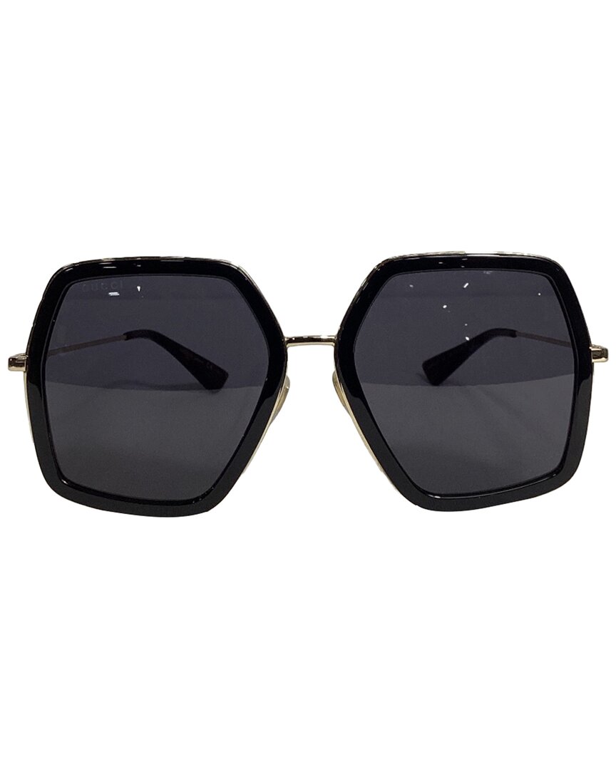 Gucci Gg0106s 001 Oversized Sunglasses (authentic Pre-loved) In Black