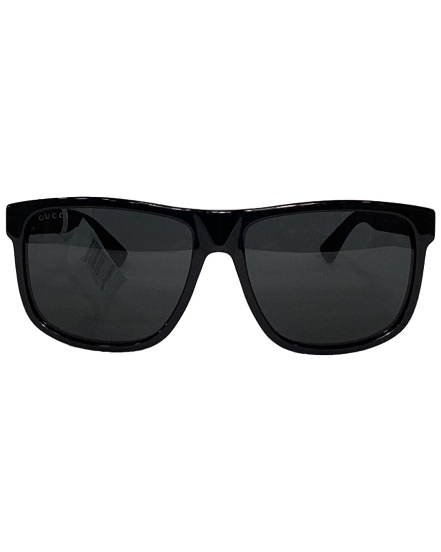 Gucci Gg0010s Square-frame Sunglasses (authentic Pre-loved) In Black