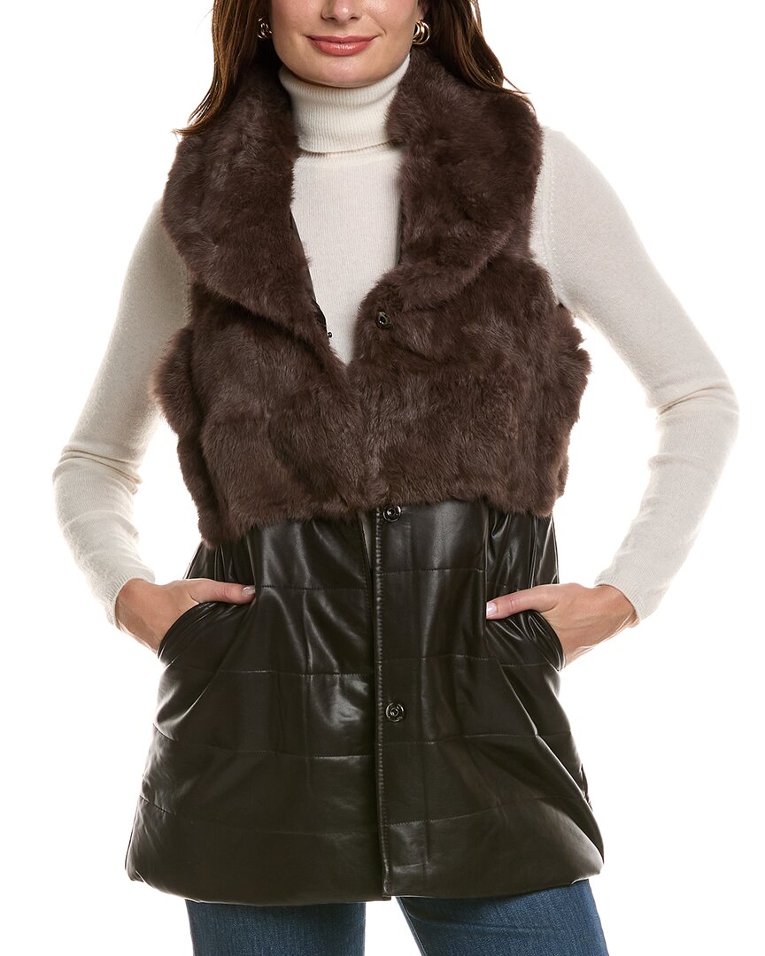 La Fiorentina Vest In Brown