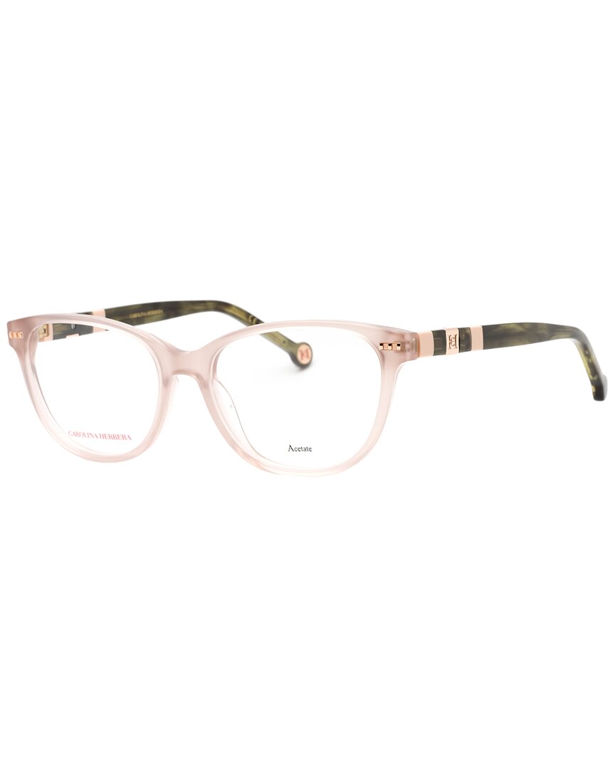 Carolina Herrera Demo Cat Eye Ladies Eyeglasses Ch 0048 03io 53 In Brown