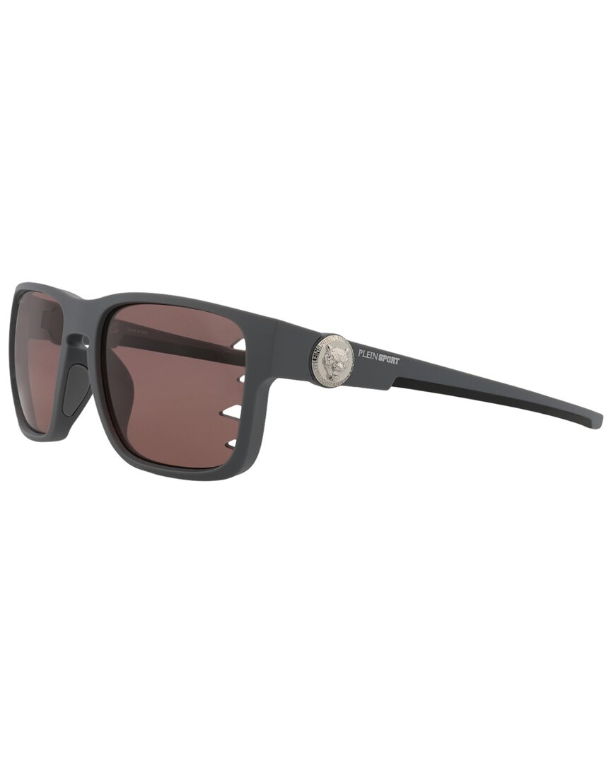 Philipp Plein Sport 57mm Square Sunglasses In Grey