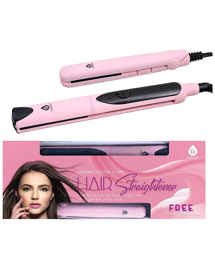 Pursonic Women's Professional Salon Quality Flat Iron Hair