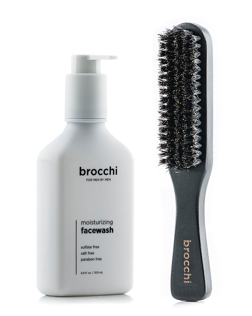Sebastian Brocchi Brocchi Boar Bristle Paddle Brush & Moisturizing Face Wash Bundle