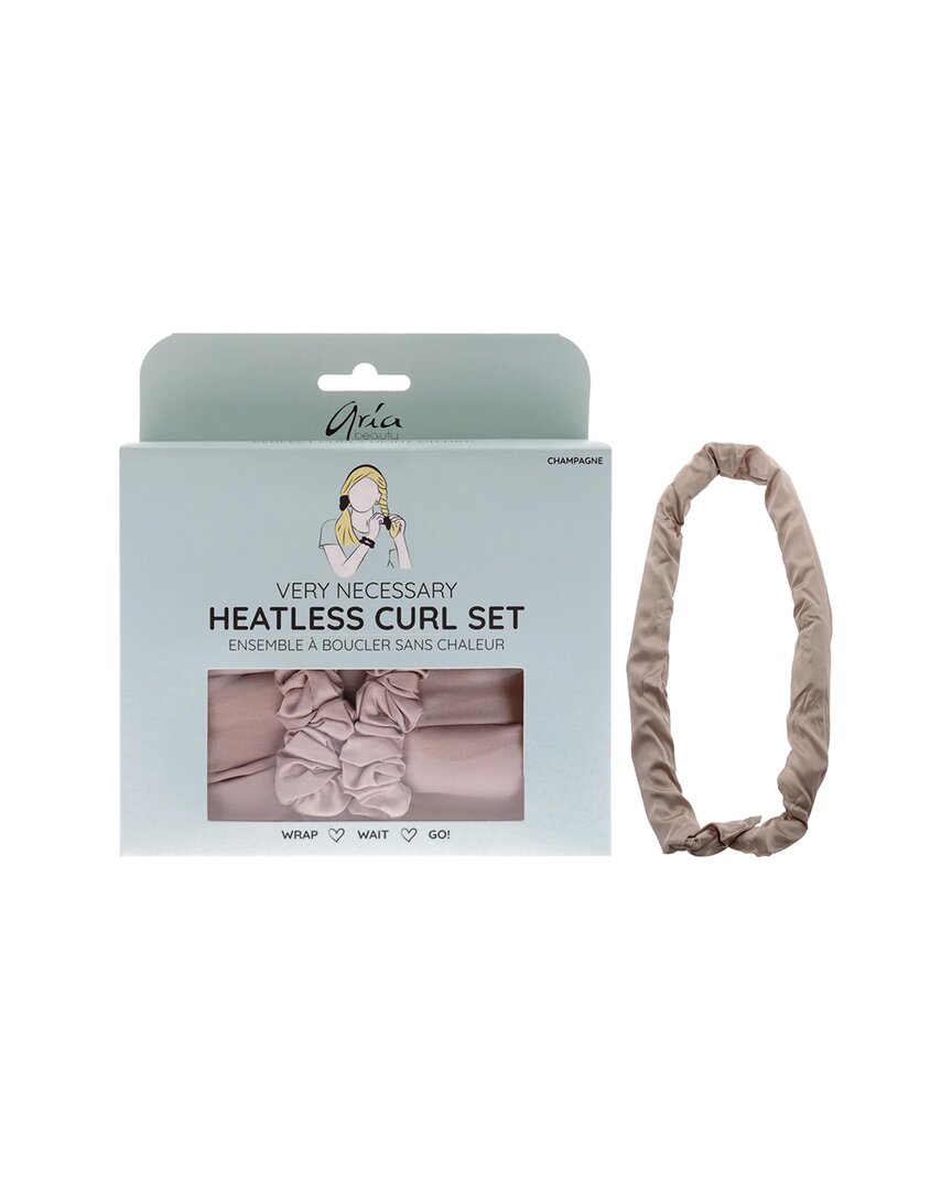 Aria Beauty Women's Champagne Very Necessary 3pc Heatless Curl Set