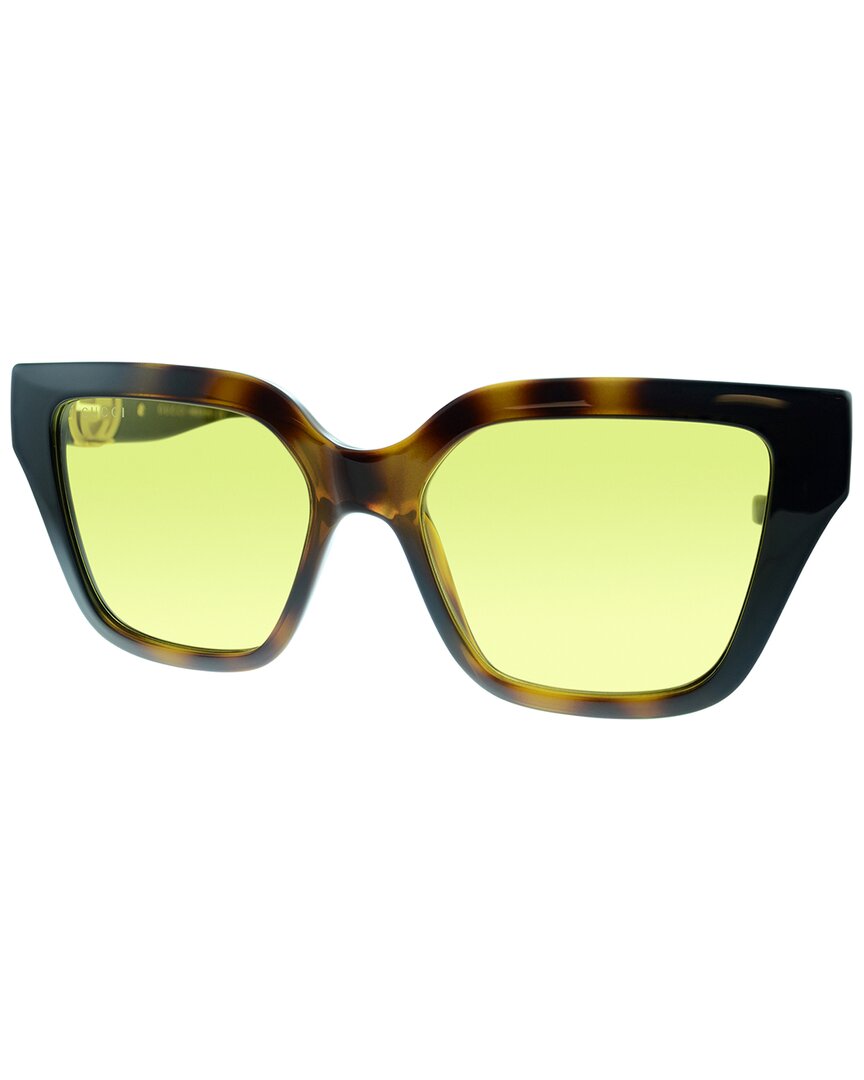 Shop Gucci Women's Gg1023s 54mm Sunglasses In Brown