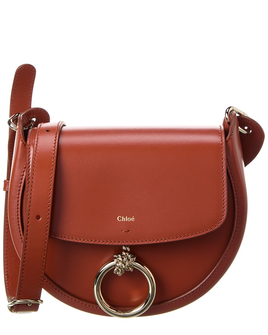 Chloé Chloe Arlene Leather Crossbody In Brown