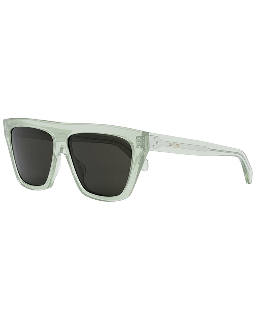 Celine Unisex Cl40256i 58mm Sunglasses In Green