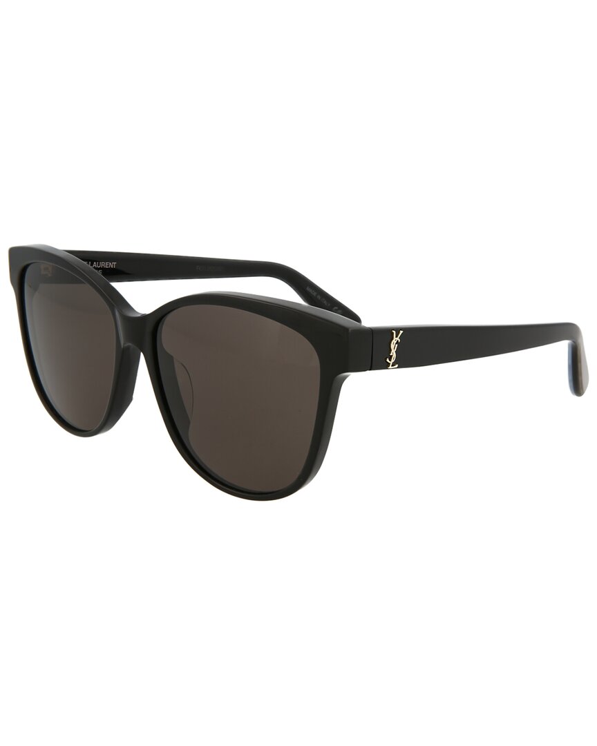 Saint Laurent Unisex Slm23k 58mm Sunglasses In Black