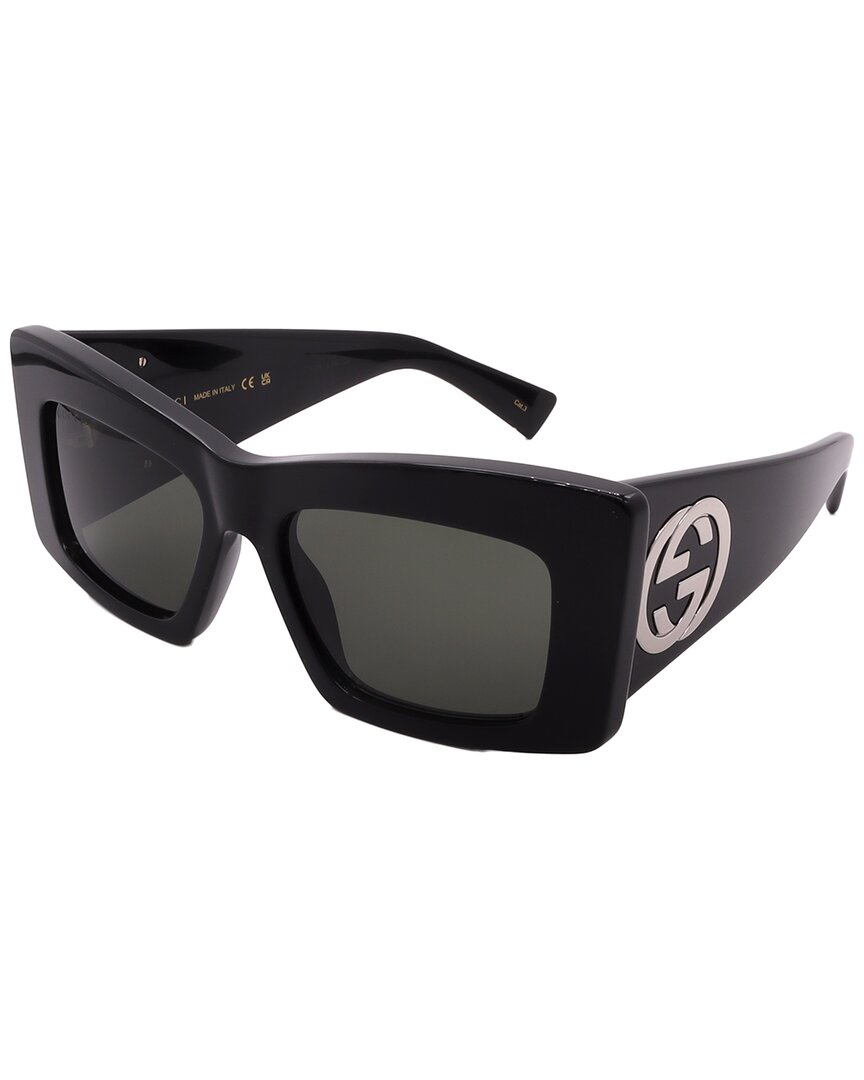 Gucci Grey Butterfly Ladies Sunglasses Gg1842s 001 53 In Black