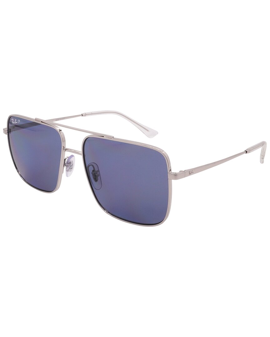 Ray Ban Rayban Sunglasses Rb3758-003/2v-56-16-145 Polarized In Blue