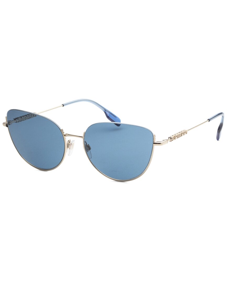 Shop Burberry Women's Be3144 58mm Sunglasses In Gold