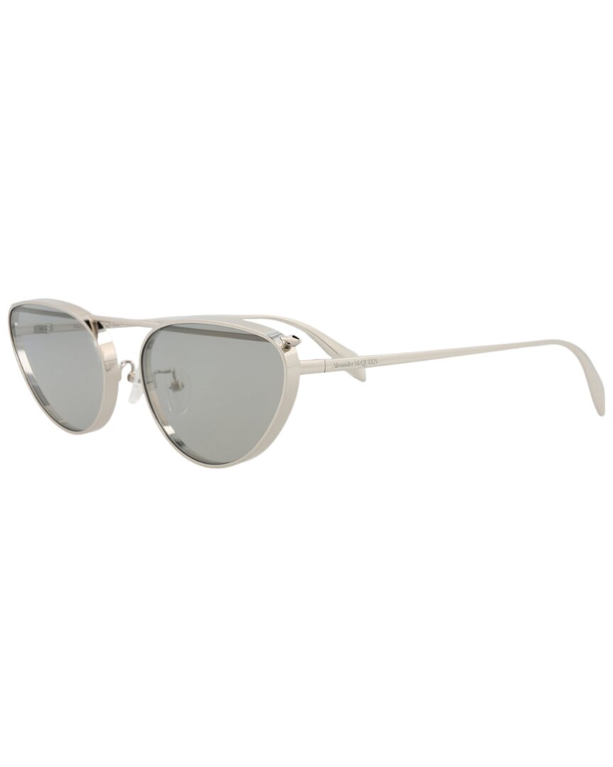 Alexander Mcqueen Women's Am0424s 62mm Sunglasses In Gray