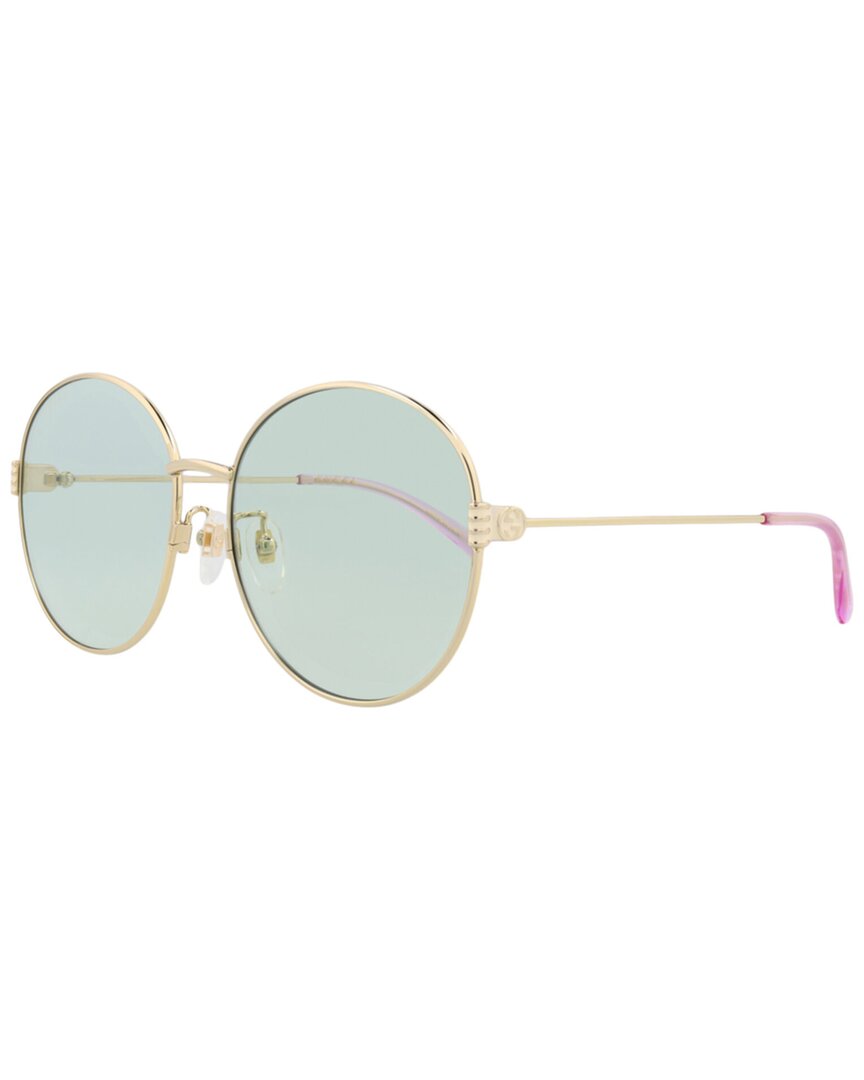 Gucci Women's Gg1281sk 60mm Sunglasses In Gold