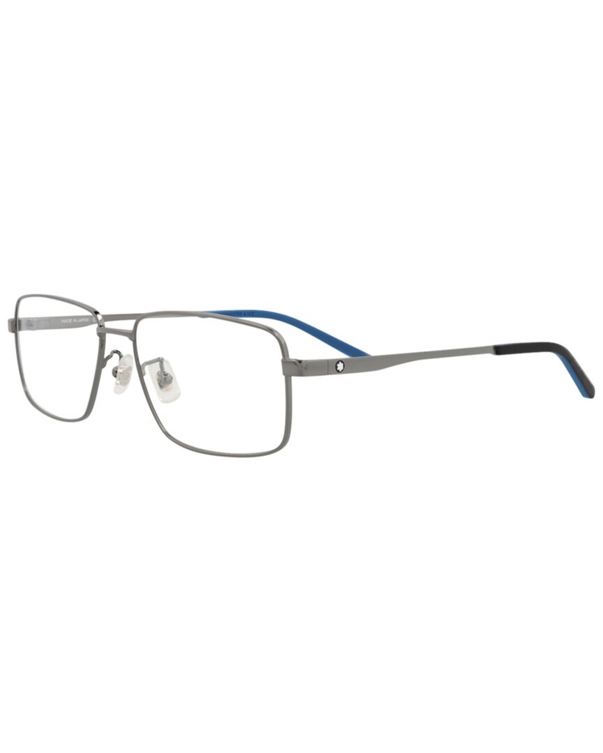 Montblanc Men's Mb0108o 57mm Optical Frames In Gray
