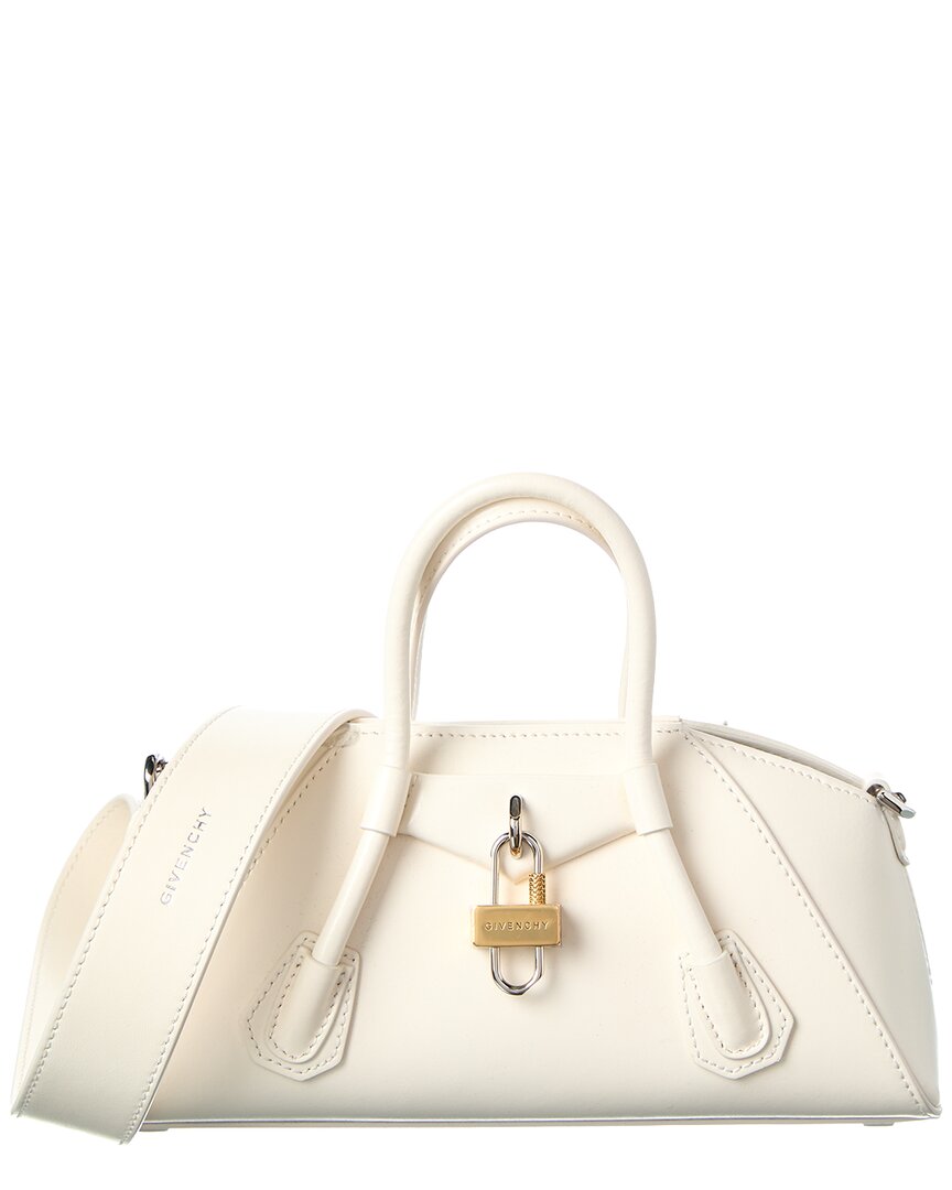 Givenchy Antigona Mini Leather Satchel In White
