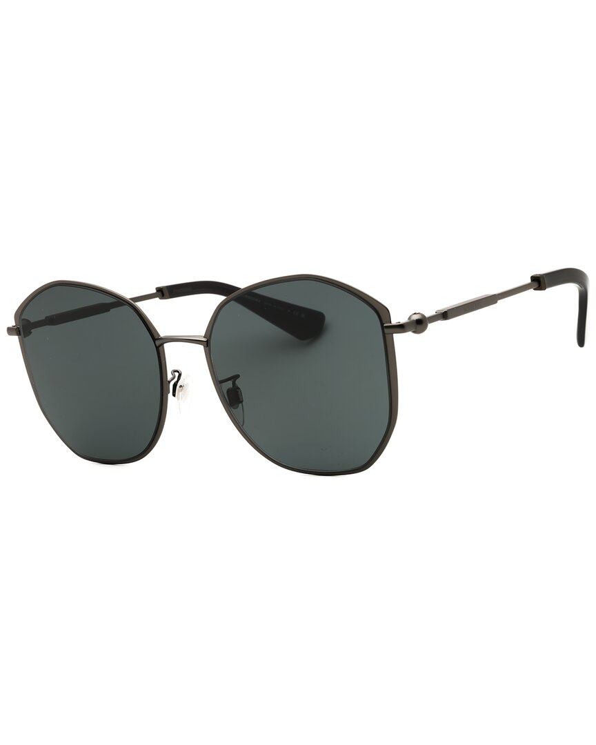 Burberry Dark Grey Irregular Ladies Sunglasses Be3153d 131687 57 In Gray