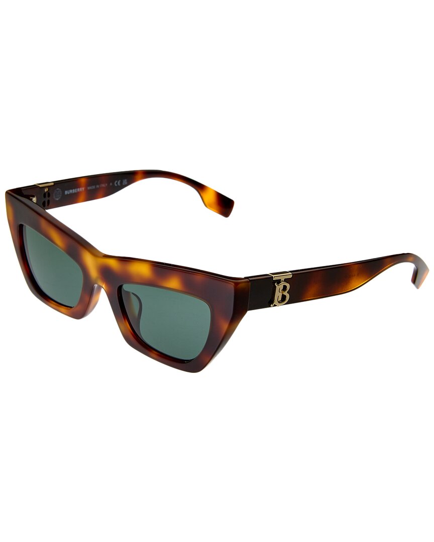 Burberry Womens Brown Be4405 Cat-eye-frame Acetate Sunglasses In Brown
