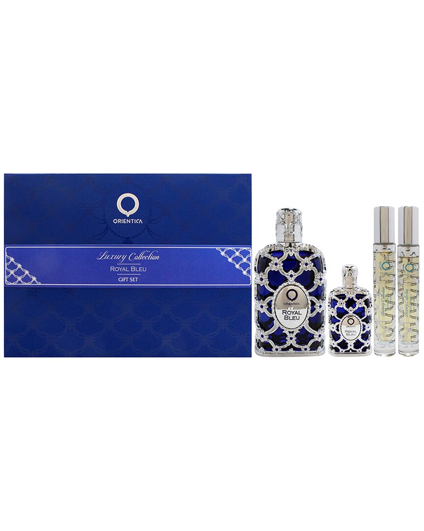 Orientica Unisex Royal Bleu Parfum 4pc Gift Set