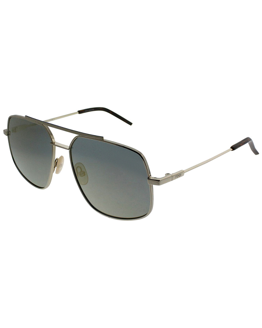 Fendi Ff Square Metal & Acetate Sunglasses