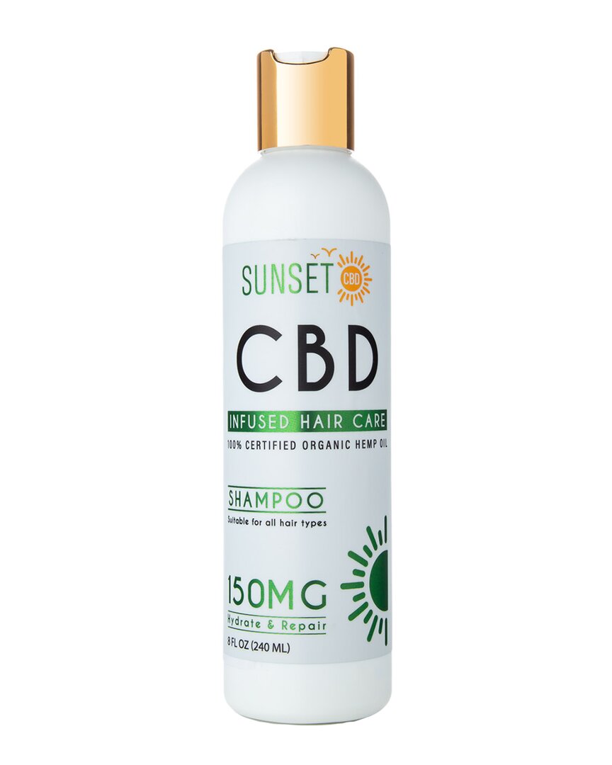 Sunset Cbd 8oz Soothing Cbd-infused Hydrating Daily Shampoo 150mg