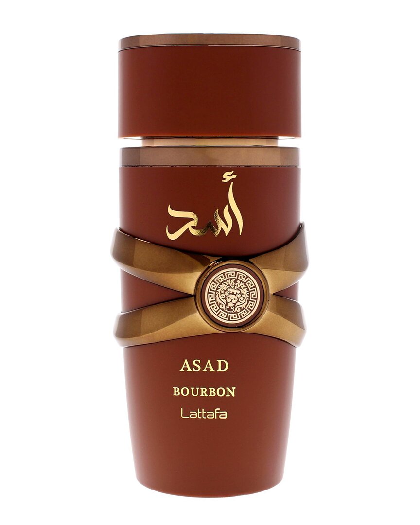 Lattafa Perfumes Men's 3.4oz Edp Asad Bourbon Edp