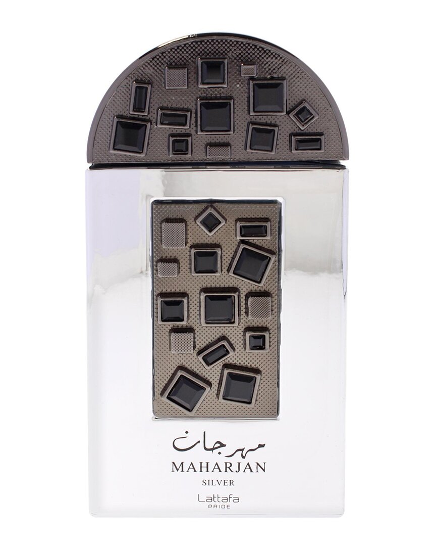 Lattafa Perfumes Men's 3.4oz Edp Pride Maharjan Silver Edp