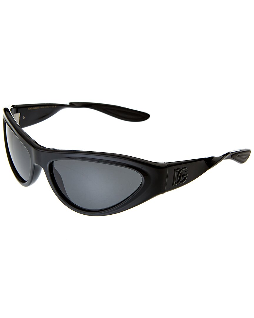 Shop Dolce & Gabbana Unisex Dg6190 60mm Sunglasses In Black