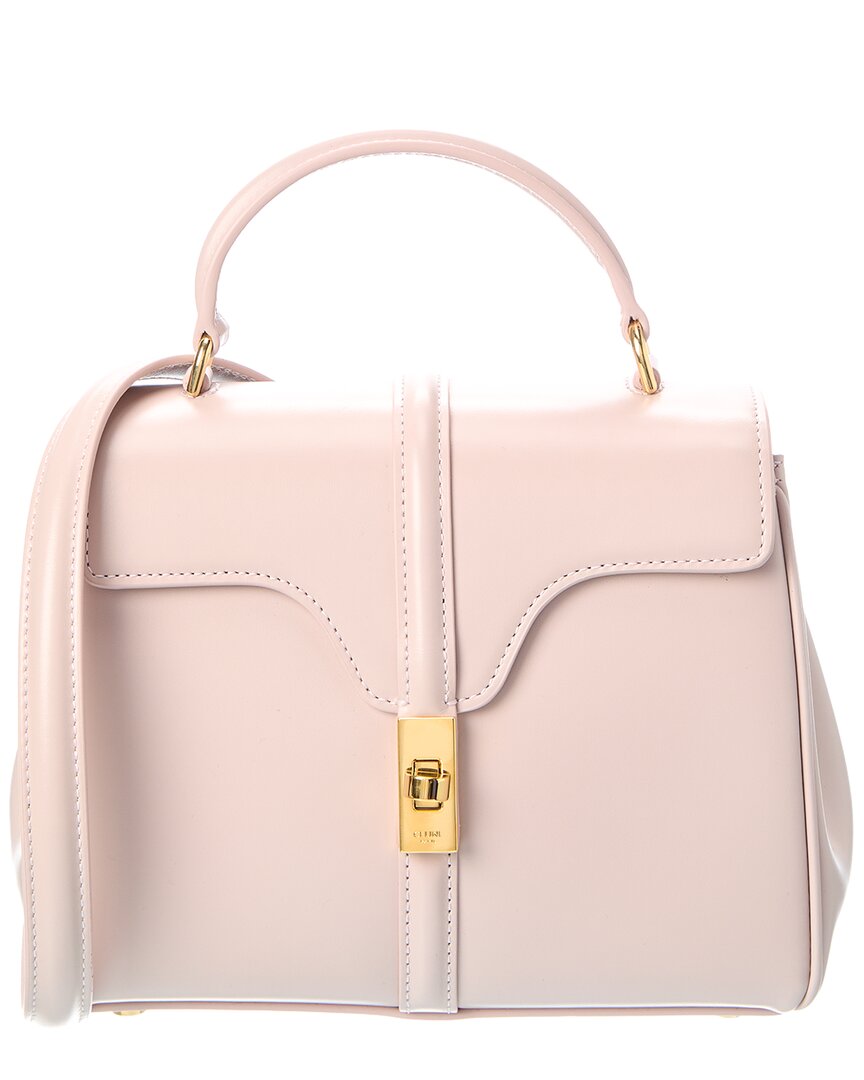 Celine 16 Mini Leather Satchel In Pink