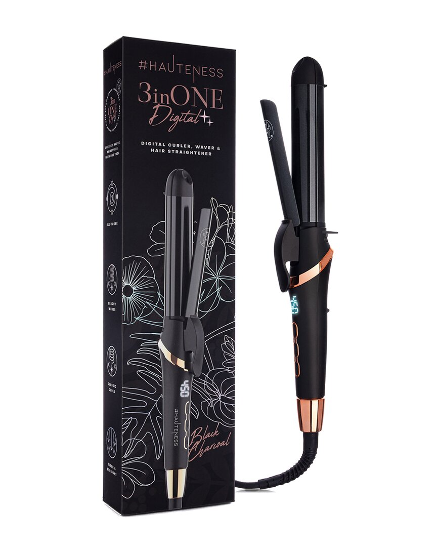 Hautness 3inone Multistyler Flat Iron & Curling System