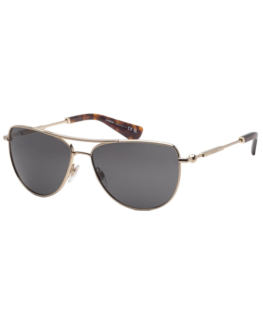 Burberry Women's Light/Gold/Dark Be3149 60Mm Sunglasses