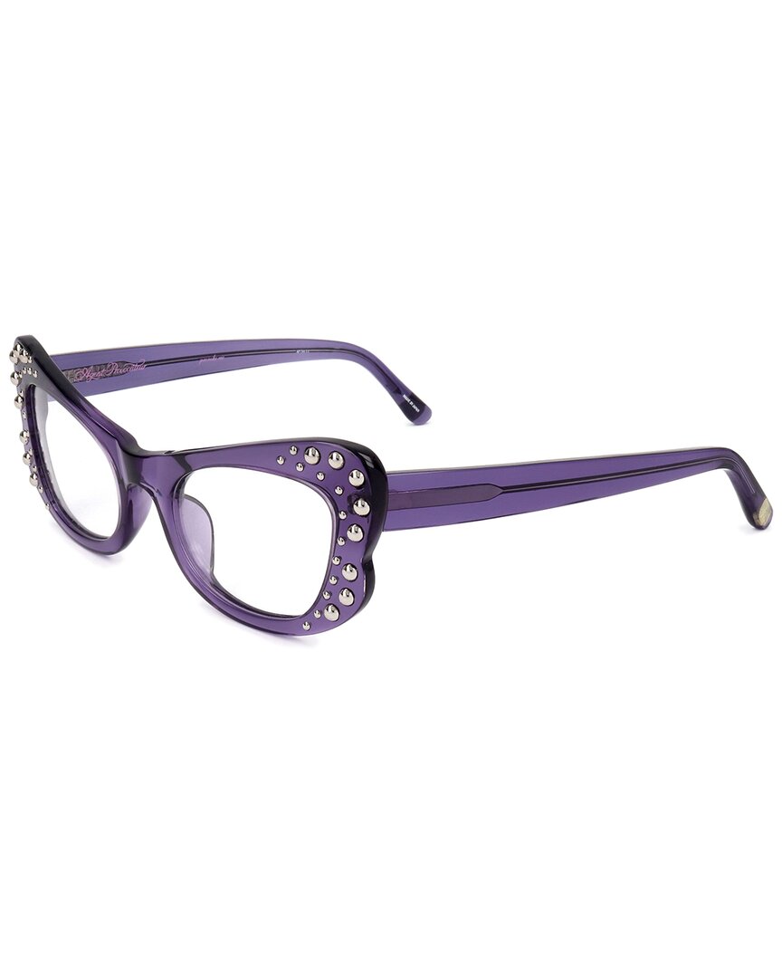 Linda Farrow Agent Provocateur By Women's Ap56 51mm Optical Frames In Purple
