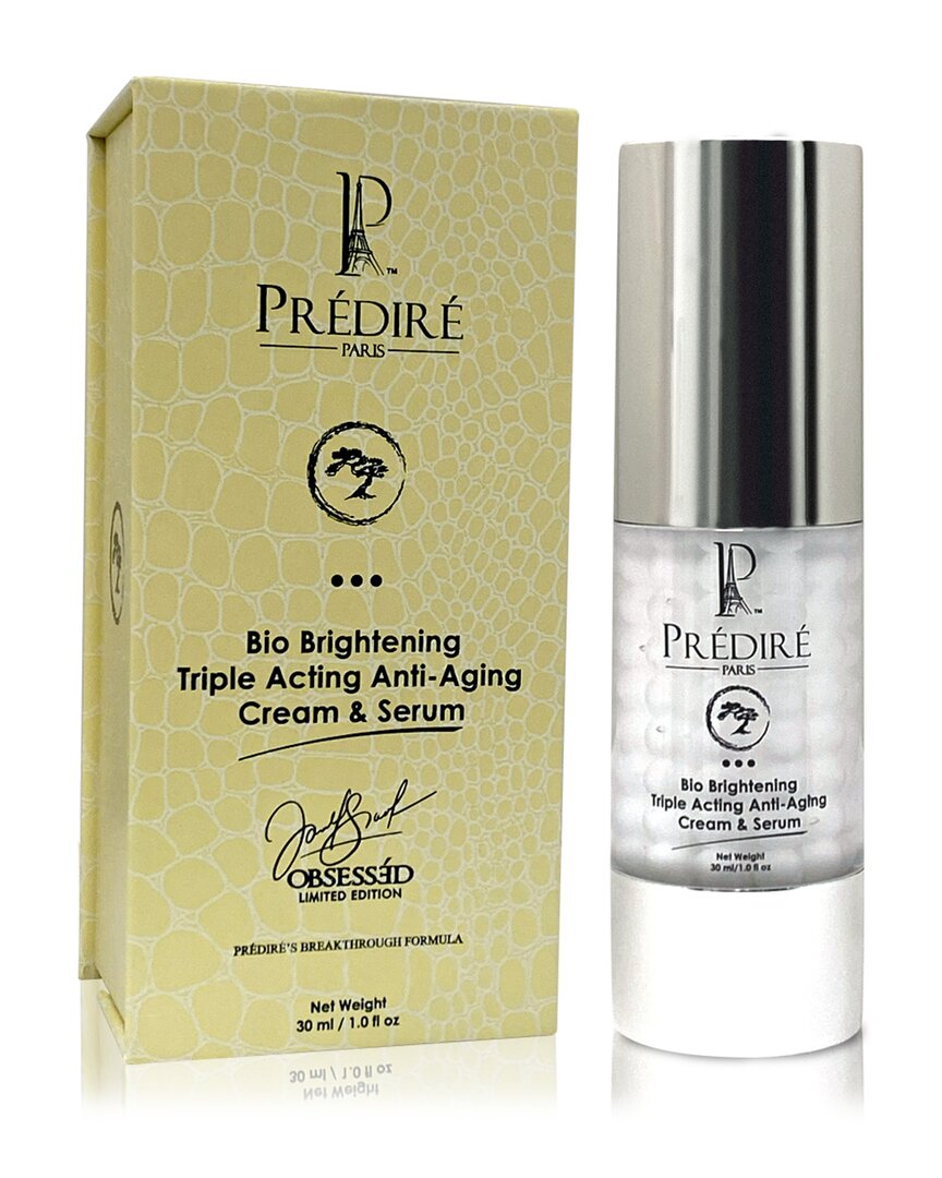 Predire Paris 1oz Bio Brightening Triple Acting Anti-aging Cream & Serum