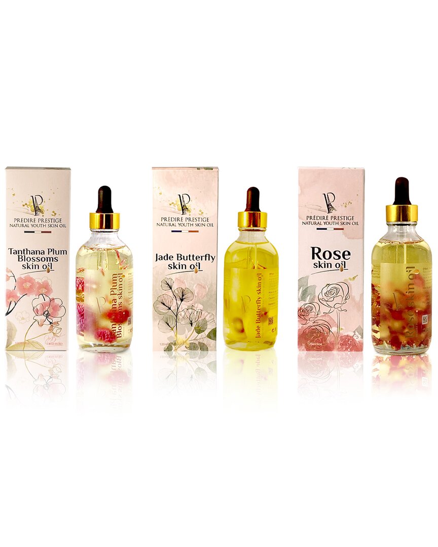 Predire Paris 3oz Skincare Essential Oils-rose, Jade Butterfly, Neroli Skin Oil