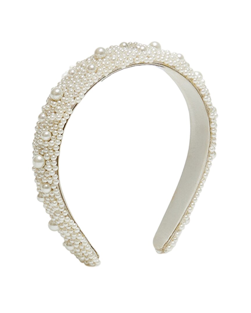 Eugenia Kim Flora Pearl-mix Headband In White