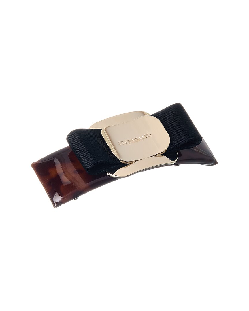 Ferragamo Logo Hair Clip In Multi