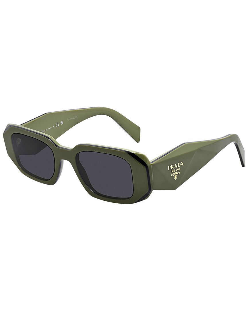 Prada Woman Sunglasses Pr 17ws In Green