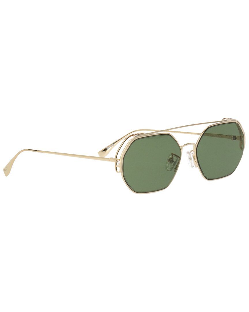 Fendi Unisex Fe40039u 57mm Sunglasses In Gold