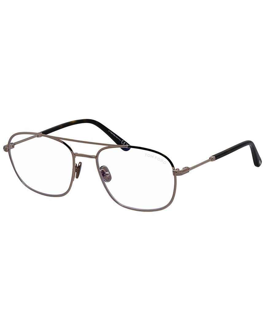 Shop Tom Ford Men's 54028 54mm Optical Frames In Gold