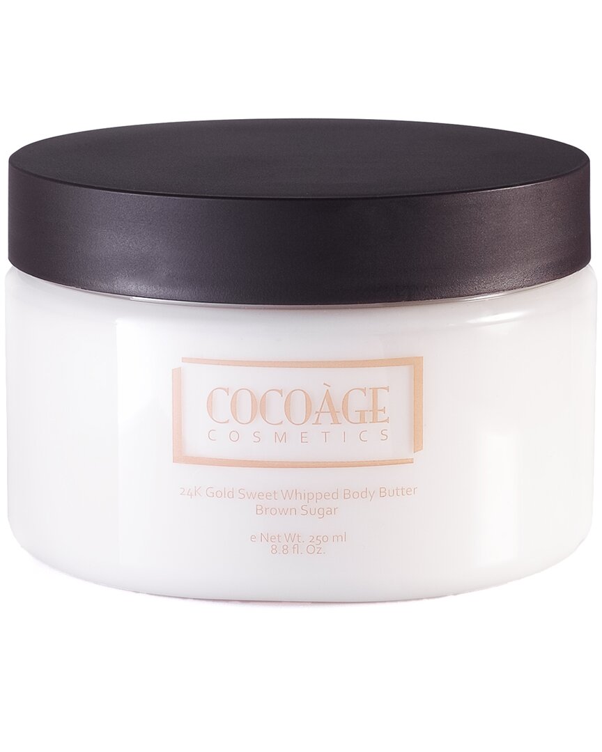 Cocoage Cosmetics 8.8oz 24k Gold Sweet Whipped Body Butter – Brown Sugar