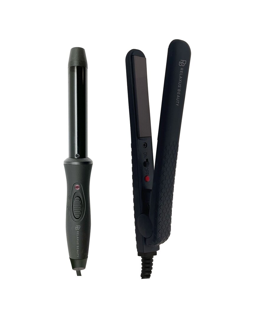 Relaxus Beauty Mini Straighten And Curl Styling Duo Set