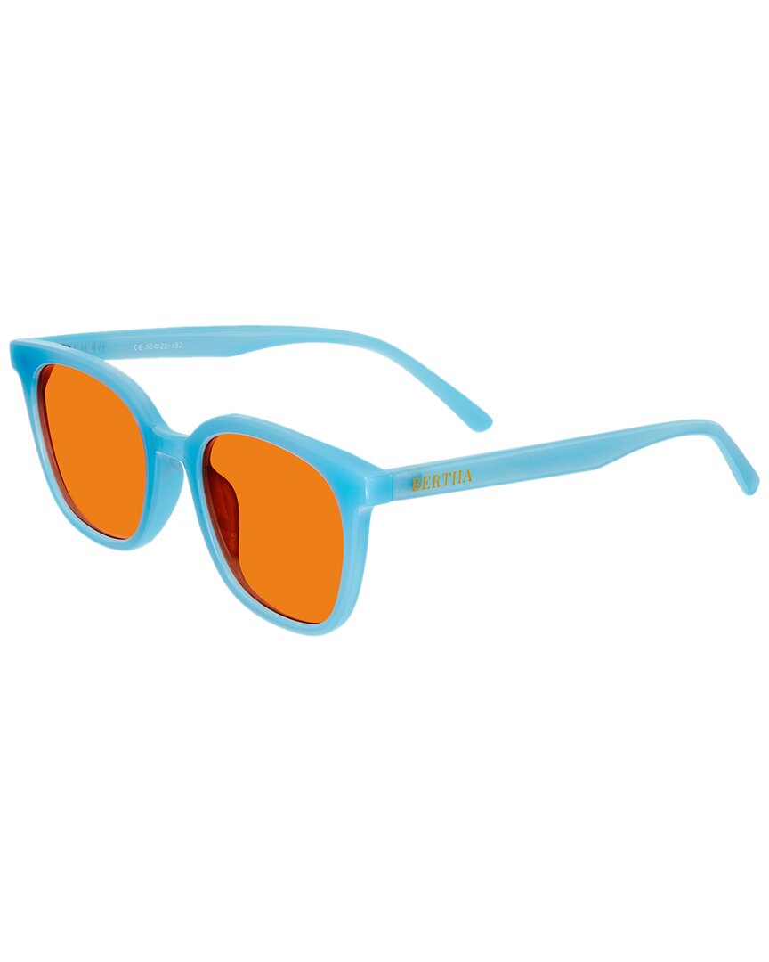 Bertha Women's Brsbr051c5 54mm Polarized Sunglasses In Orange