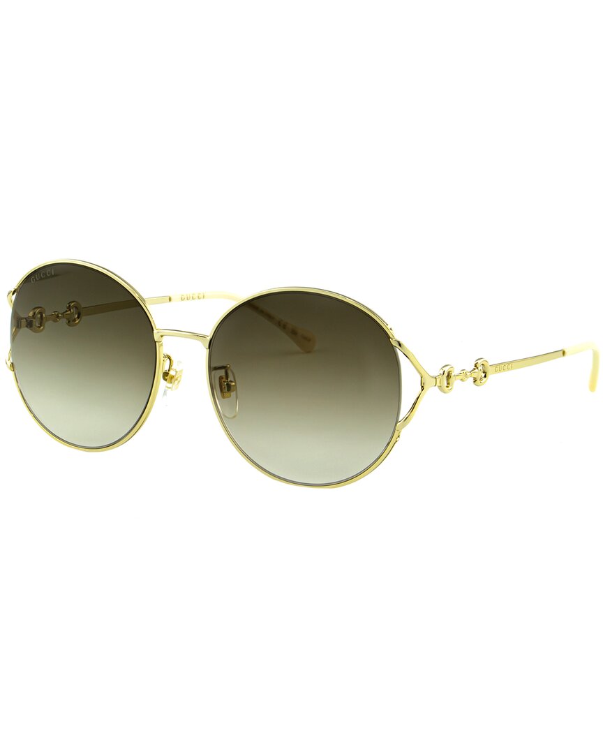 Gucci Women's Gg1017sk 58mm Sunglasses In Gold |