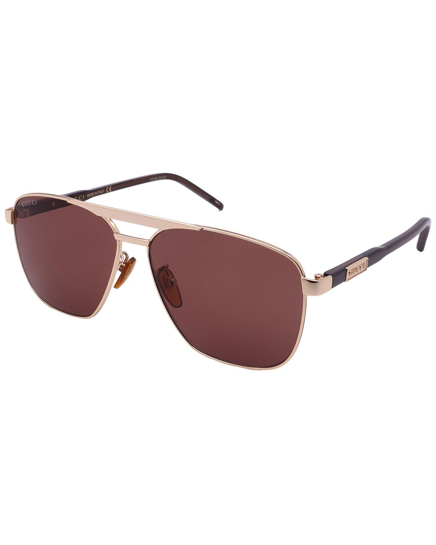 gucci men's gg1164s 58mm sunglasses