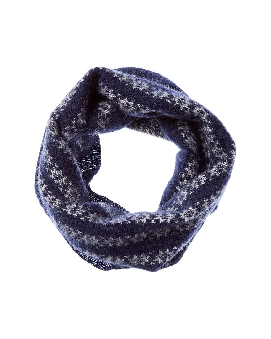 Portolano Nordic Design Cashmere Neckwarmer In Blue