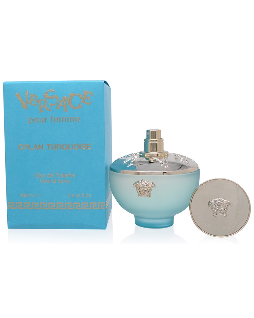 Versace Women's 3.4oz Dylan Blue Turquoise Edt Spray