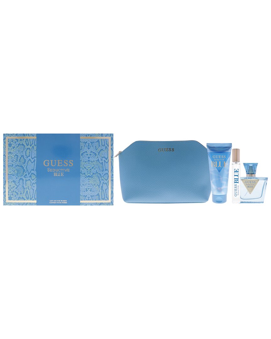Shop Guess Women's  Seductive Blue 4pc Gift Set